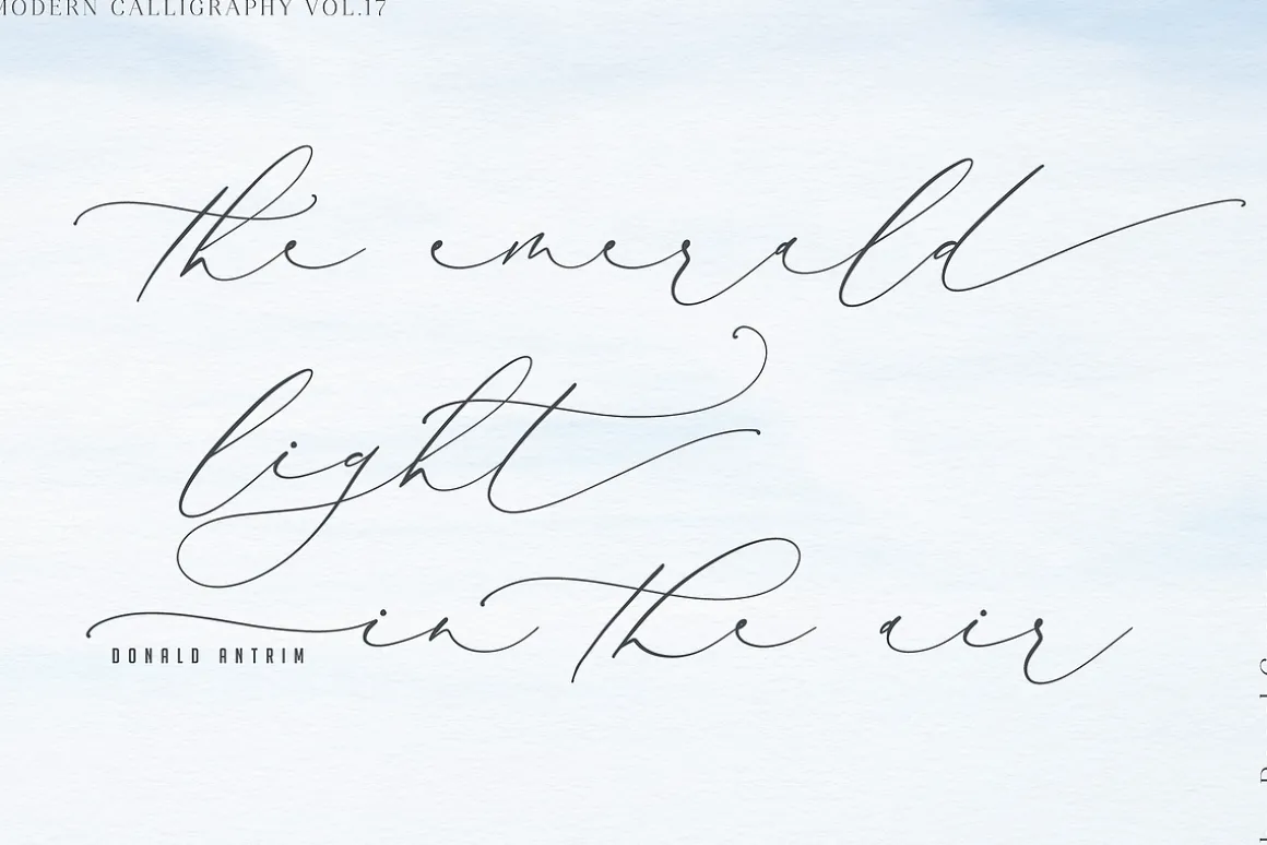 Breathe Poetry // Modern Calligraphy