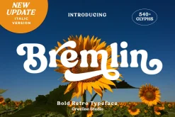 Bremlin - Bold Retro Font - UPDATE!
