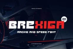 Brexiga - Speed & Racing Font
