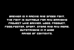 Brexiga - Speed & Racing Font