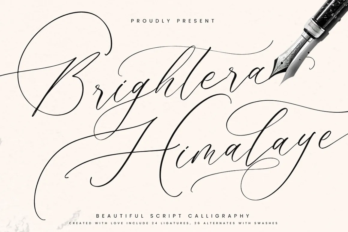 Brightera Himalaye Beautiful Script