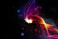 Bright Fiery Butterfly