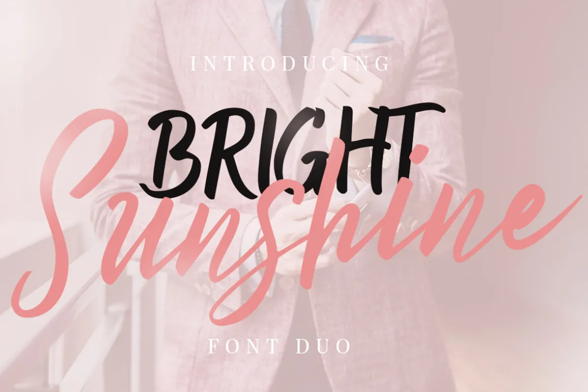 Bright Sunshine Beautiful "Font Duo"