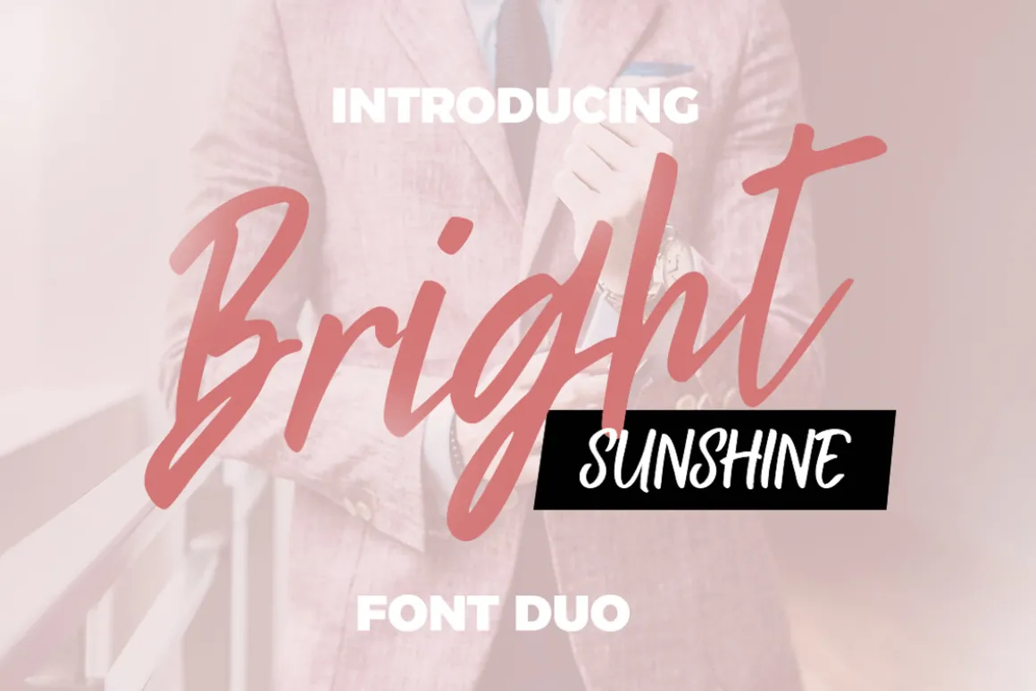 Bright Sunshine Beautiful "Font Duo"