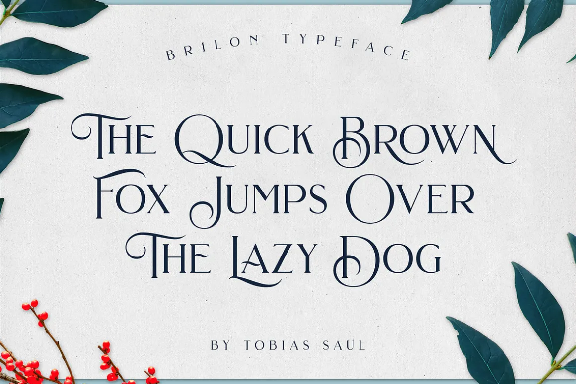Brilon Font + Extras