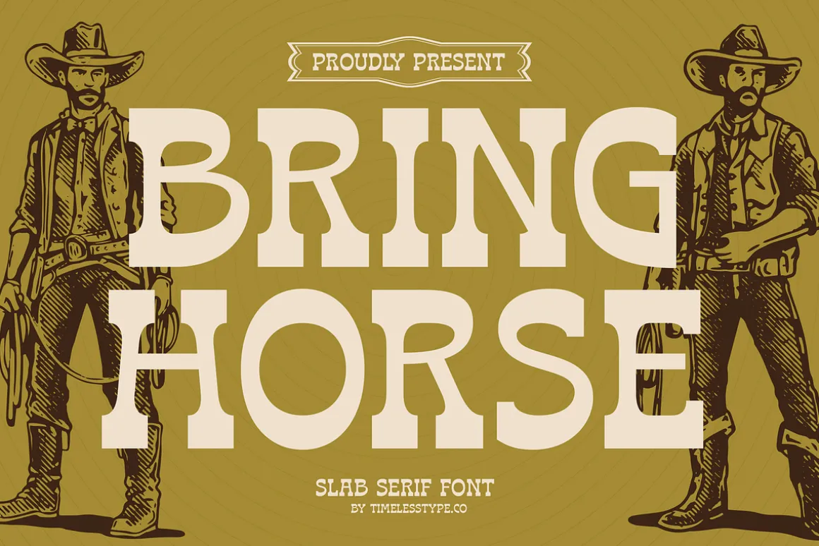 Bring Horse Western Slab Serif