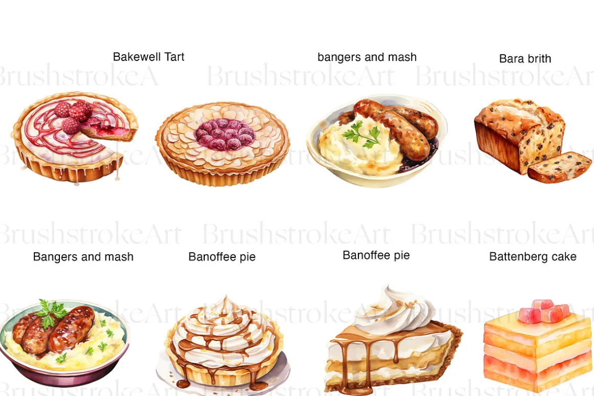 British Food Clipart, Fish and Chips