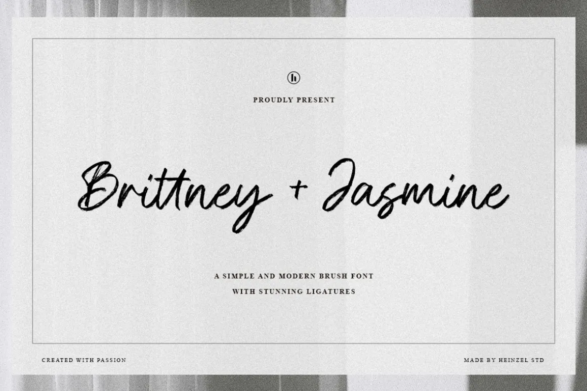 Brittney & Jasmine Brush Script Font