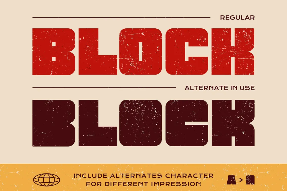 Broc Sanbo - Bold Retro Font