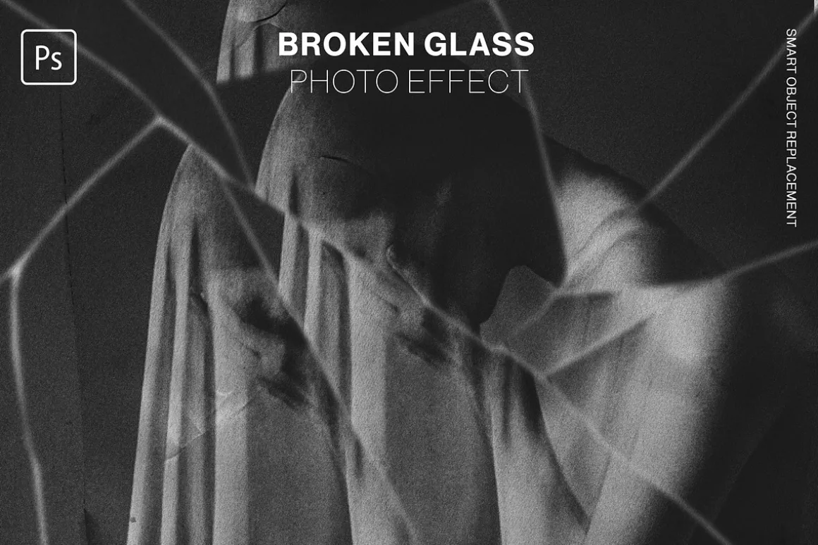 Broken Glass Photo Effect