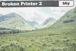 Broken Printer 2 .PSD Template