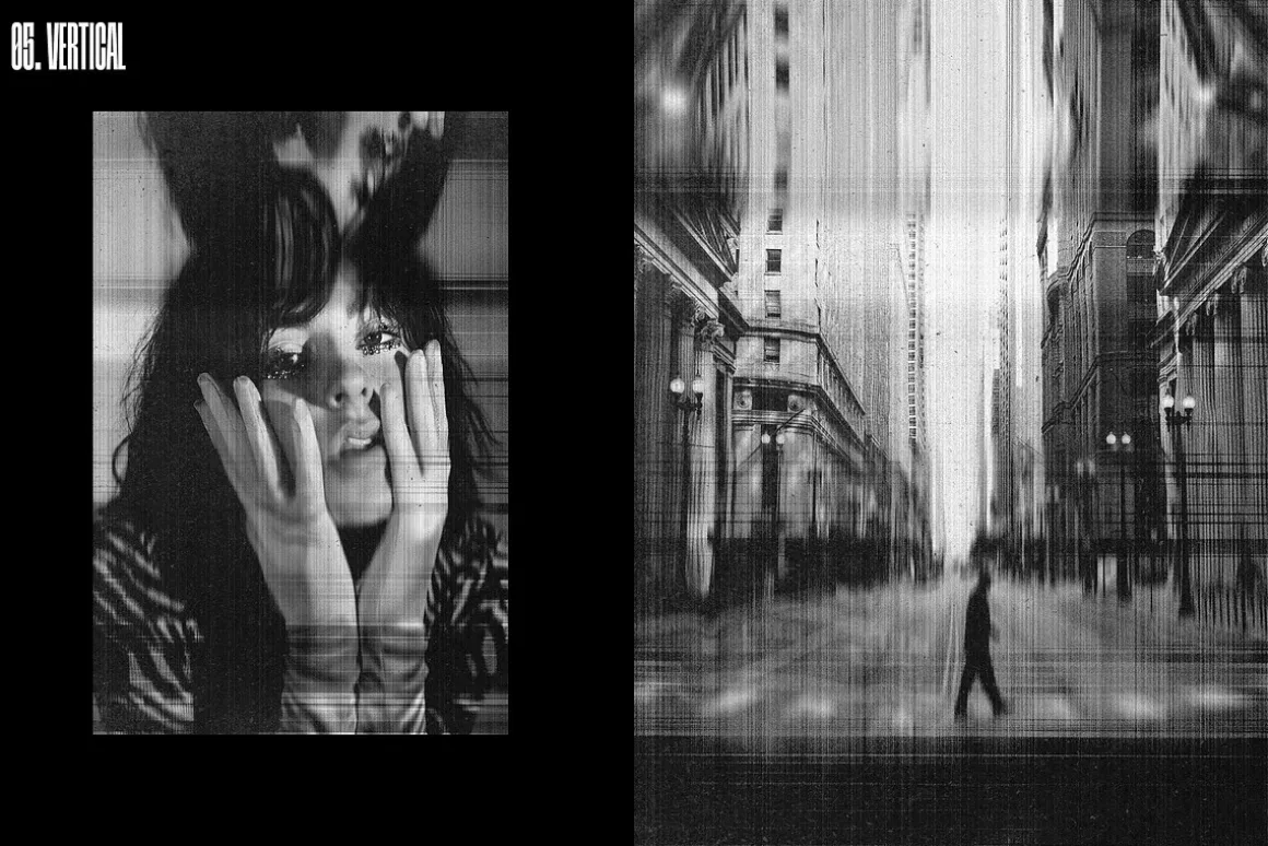 Broken Copier Photo Effects