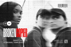 Broken Copier Photo Effects