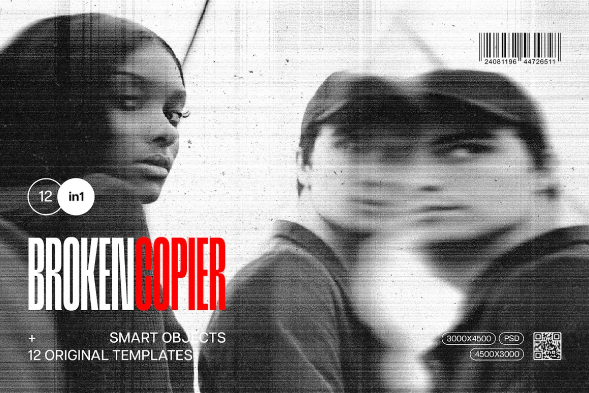 Broken Copier Photo Effects