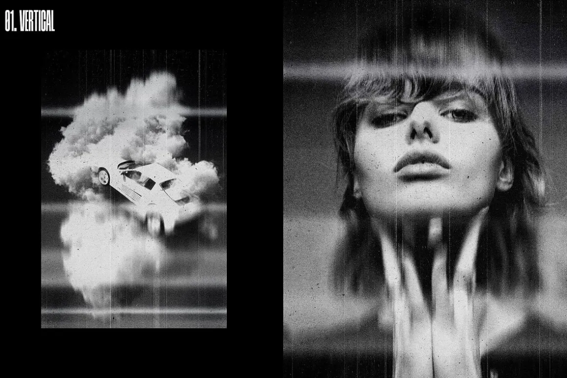 Broken Copier Photo Effects