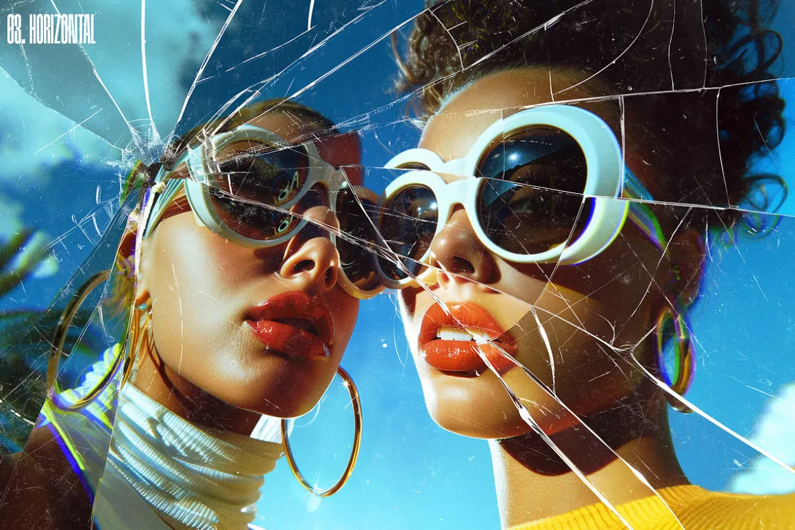Broken Glass Photo Effects Bundle