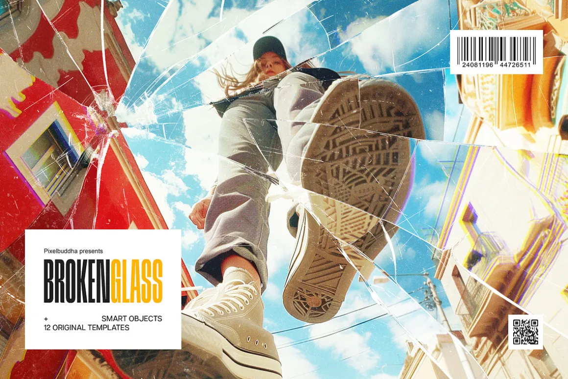 Broken Glass Photo Effects Bundle