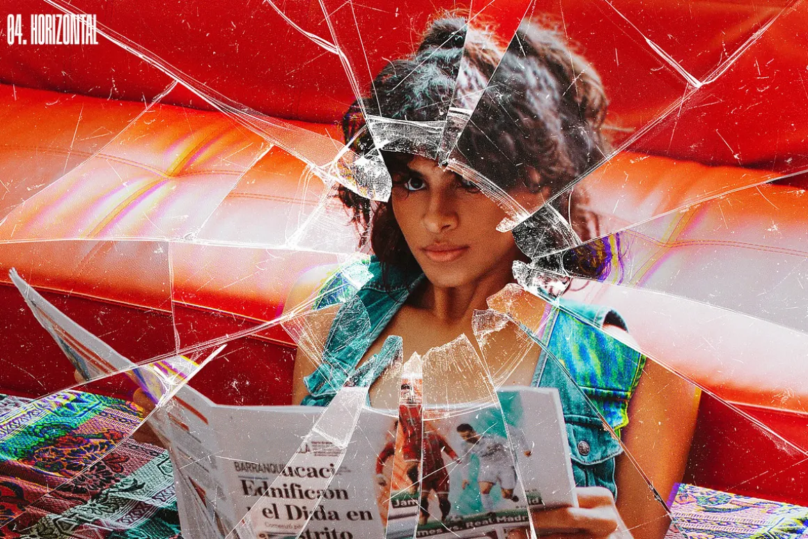 Broken Glass Photo Effects Bundle