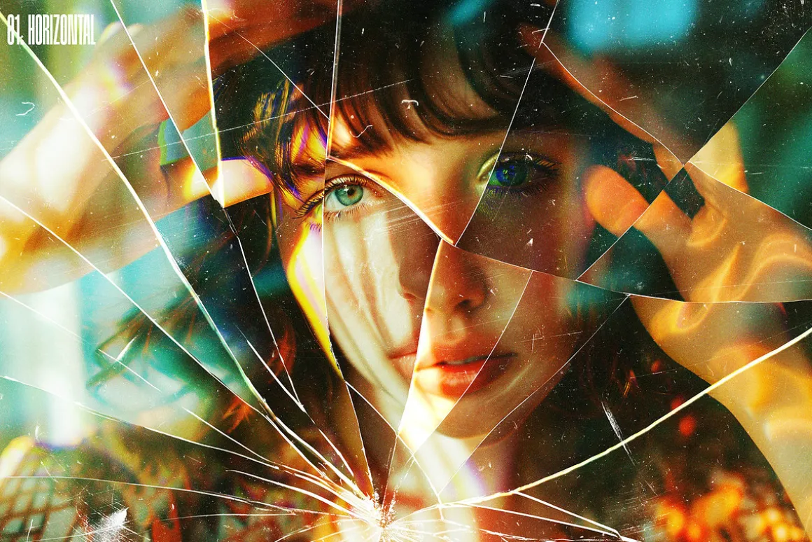 Broken Glass Photo Effects Bundle