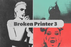 Broken Printer 3 .PSD Template