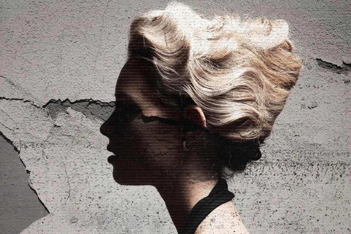Broken Wall Art Photo Effect