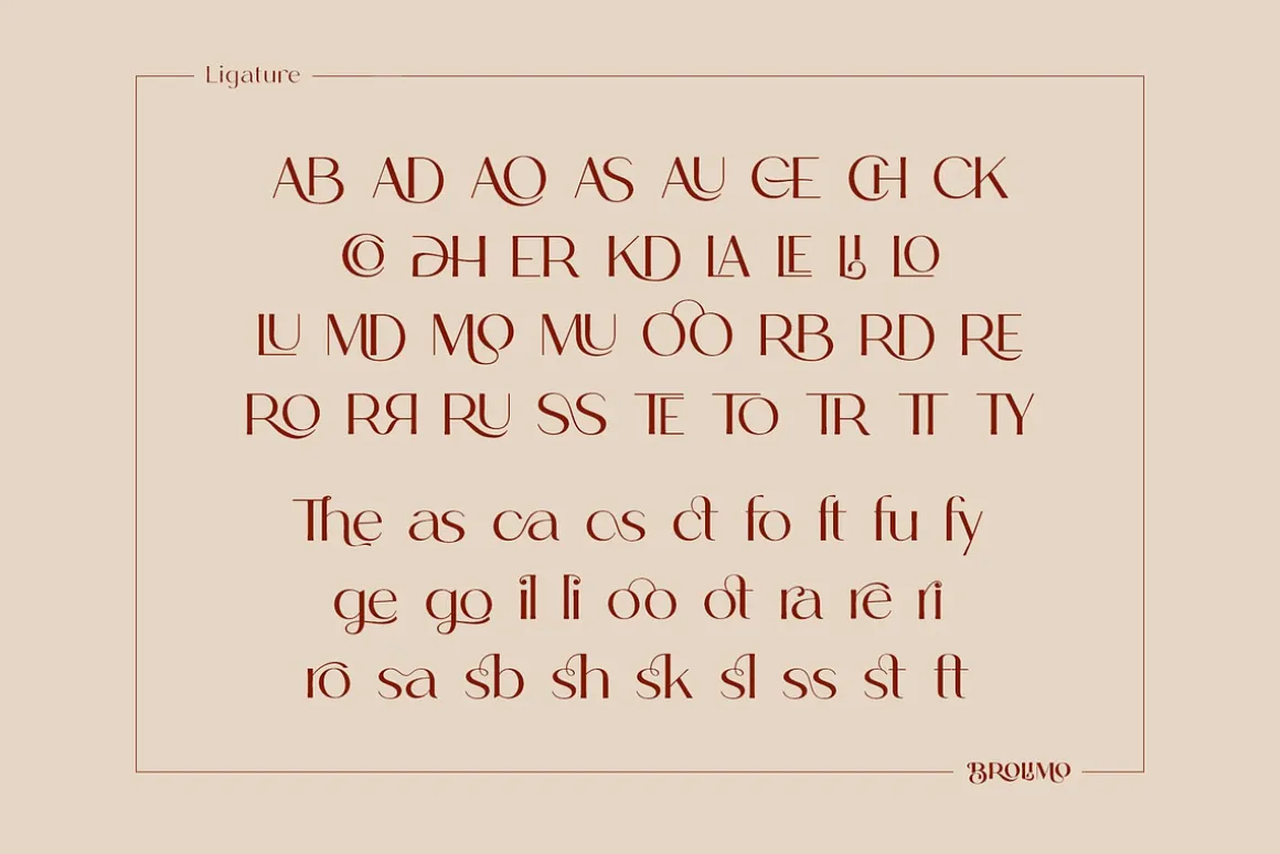 Brolimo Typeface