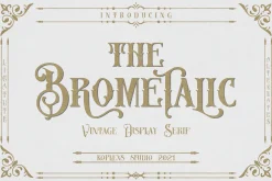Brometalic - Vintage Display Typefac