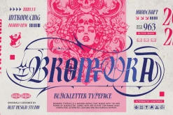 Bromora Typeface