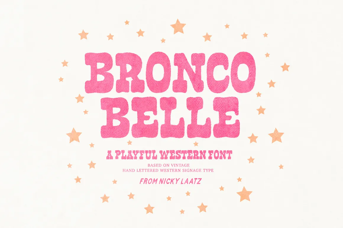 Bronco Belle Typeface