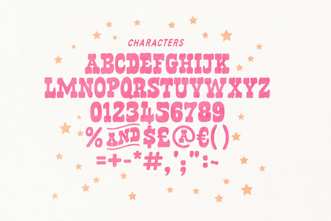 Bronco Belle Typeface