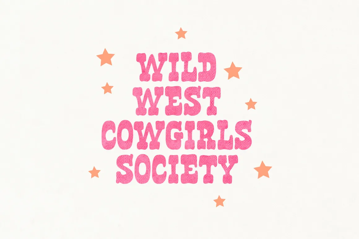 Bronco Belle Typeface