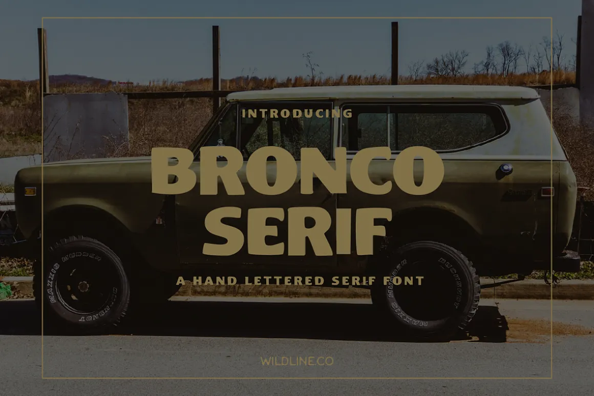 Bronco Serif | A Hand Lettered Serif