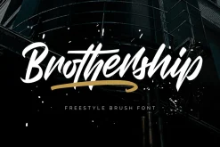 Brothership - Freestyle Brush Font