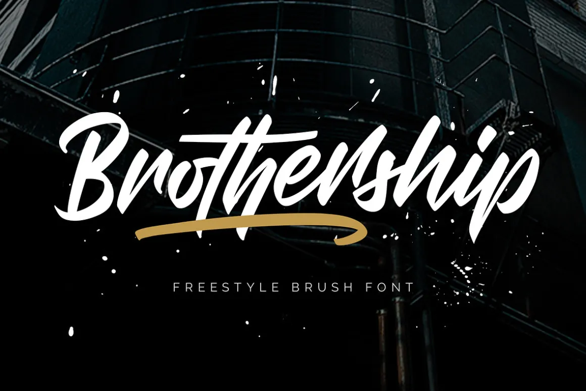 Brothership - Freestyle Brush Font