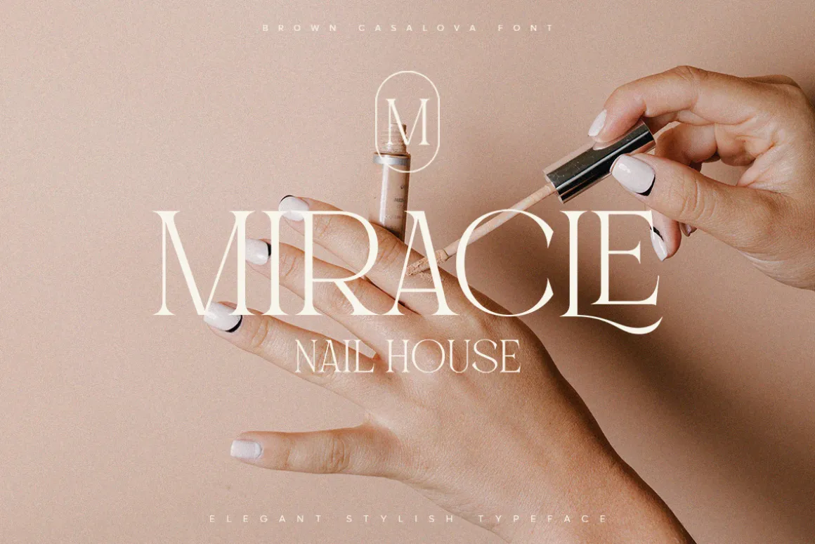 Brown Casalova | Stylish Typeface