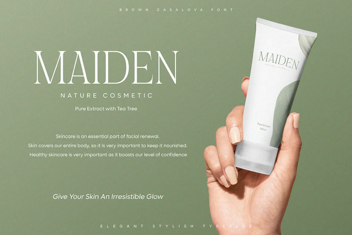 Brown Casalova | Stylish Typeface