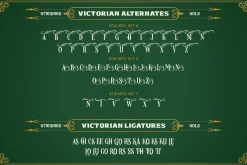 Brown Hunter Victorian Set