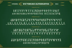 Brown Hunter Victorian Set