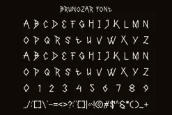 Brunozar - Brush Font