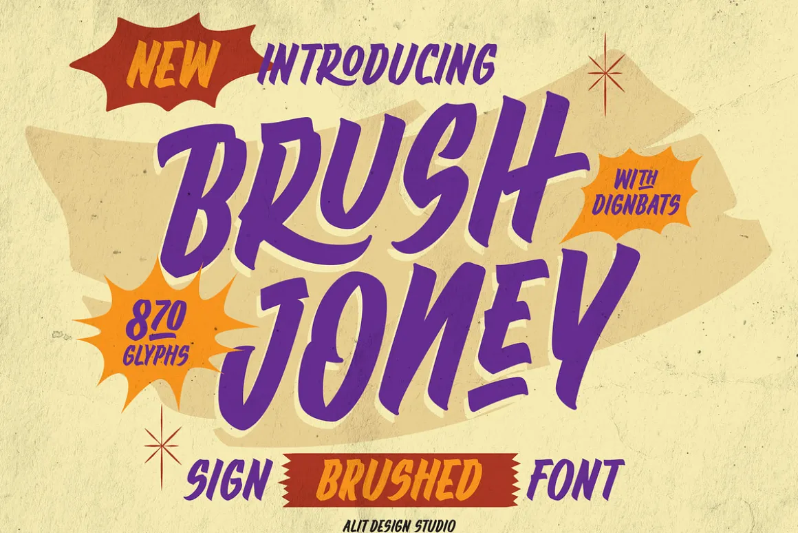 Brush Joney Font