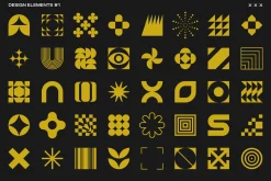 Brutalist Blocks Vector Pack