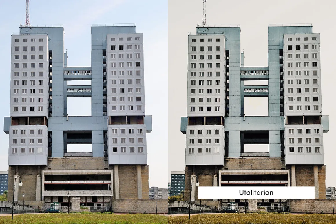 20 Brutalist Lightroom Presets LUTs