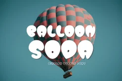 Bubble Display Font-Balloon Soda