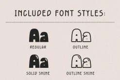 Bubble Display Font - Canele Soda