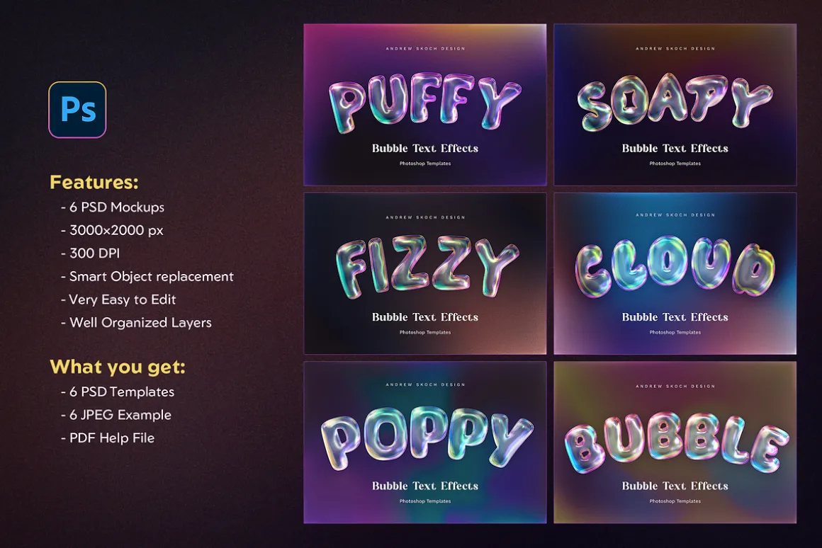 Bubble Text Effects