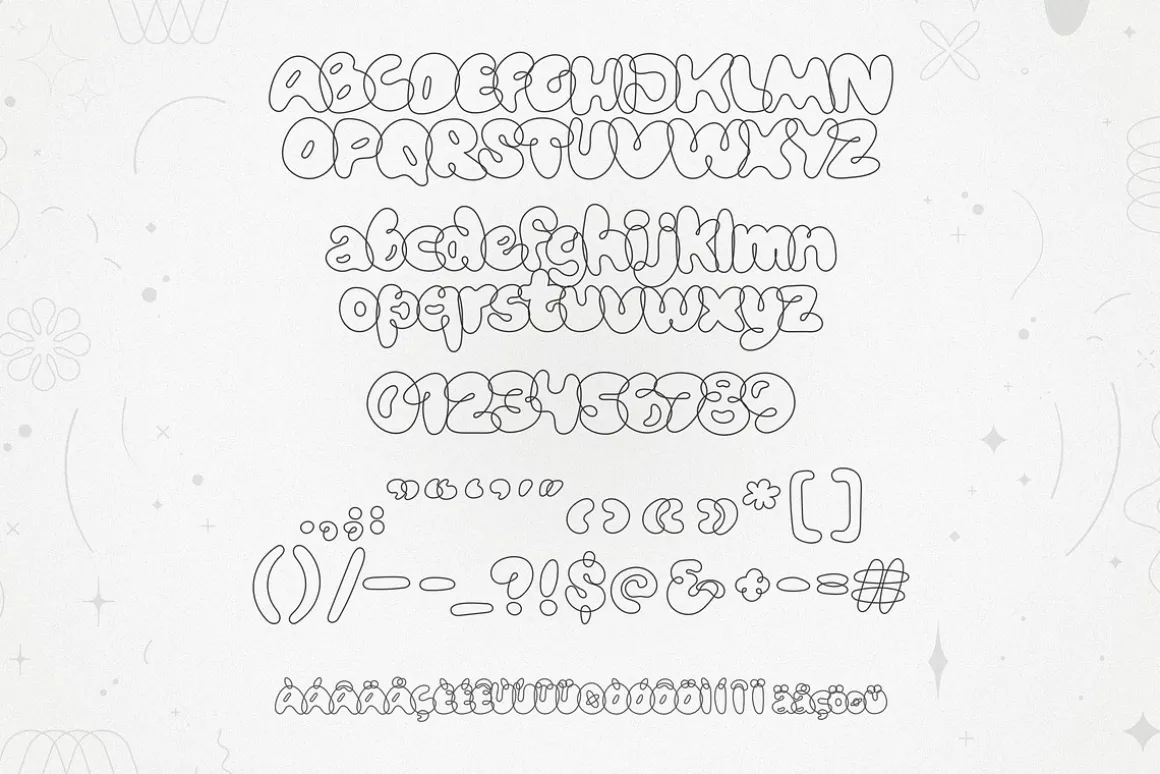 Bubblicity | Bubble Font Family