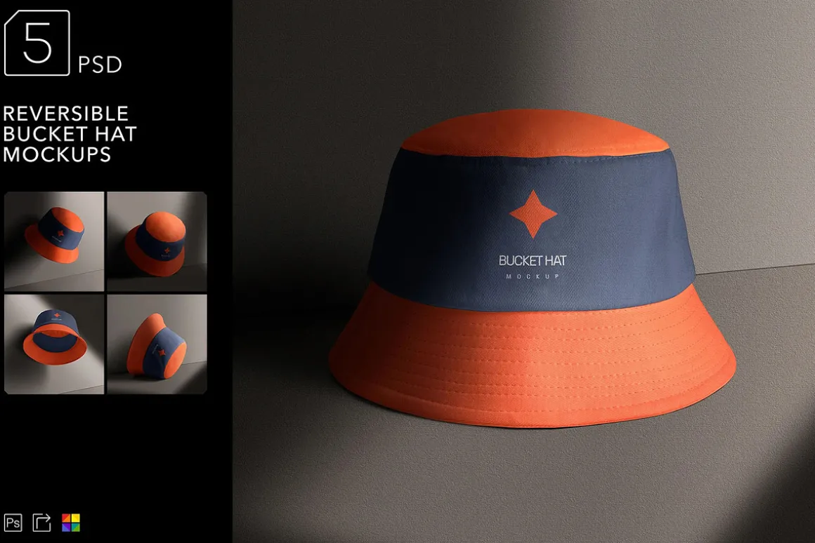 Bucket Hat Mockup