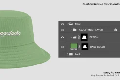 Bucket hat mockup