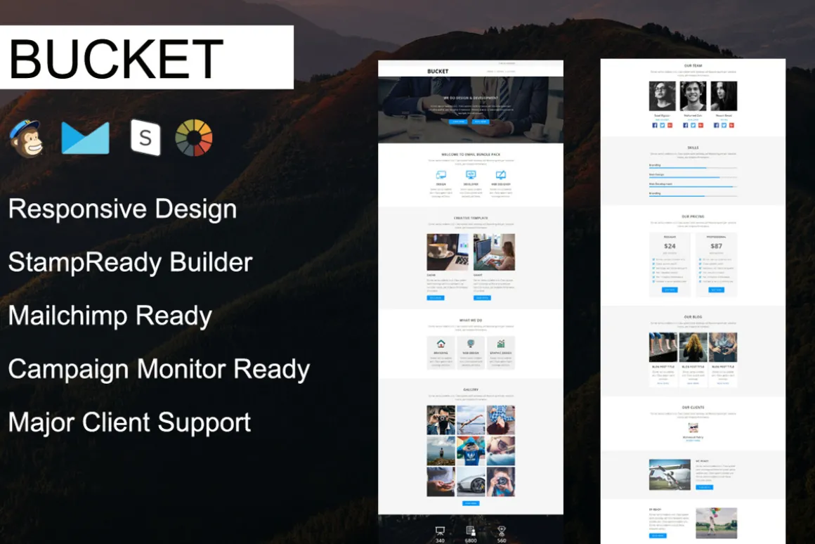BUCKET - Responsive Email Template