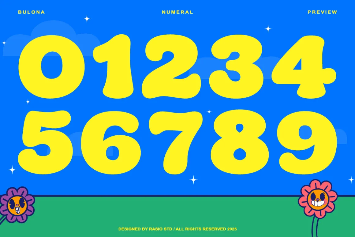 Bulona Playful Rhythm Cartoon Font